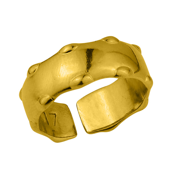 Δαχτυλίδι Από Ορείχαλκο Επιχρυσωμένο 24Κ KPF38678