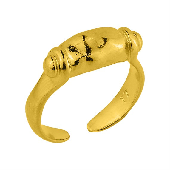 Δαχτυλίδι Από Ορείχαλκο Επιχρυσωμένο 24Κ KPF38753