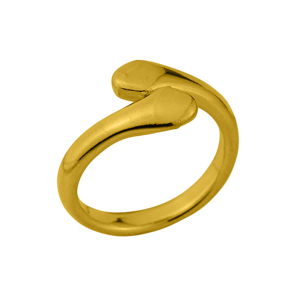 Δαχτυλίδι Από Ορείχαλκο Επιχρυσωμένο KPF34129