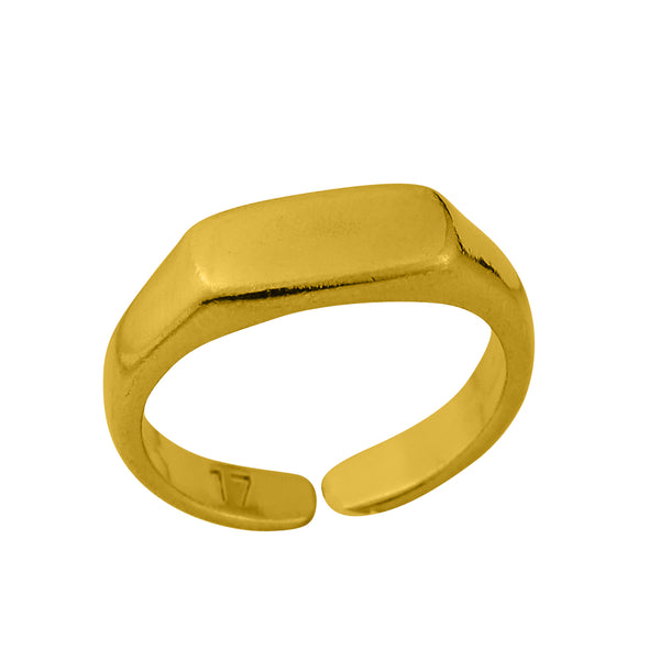 Δαχτυλίδι Από Ορείχαλκο Επιχρυσωμένο 24Κ KPF34133