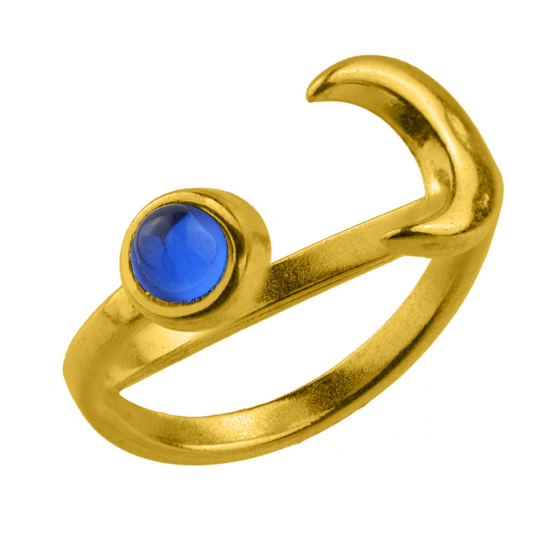 Δαχτυλίδι Από Ορείχαλκο Επιχρυσωμένο KPF34238 - Kosmimatakia