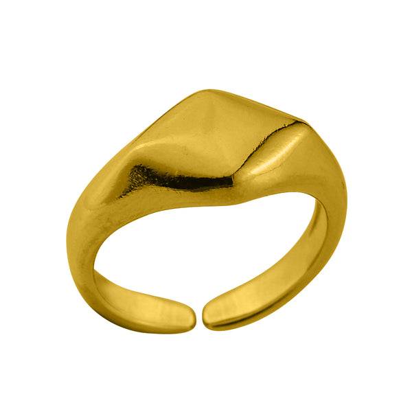 Δαχτυλίδι Από Ορείχαλκο Επιχρυσωμένο 24Κ KPF38611