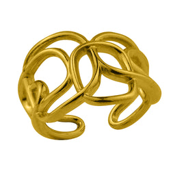 Δαχτυλίδι Από Ορείχαλκο Επιχρυσωμένο 24Κ ΚPF38622