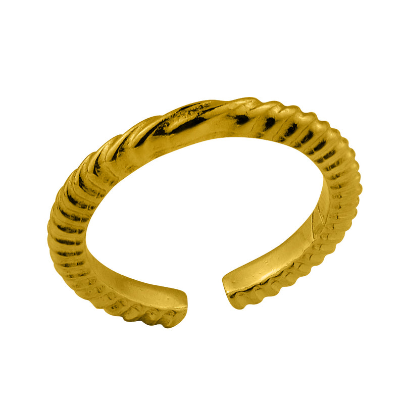 Δαχτυλίδι Από Ορείχαλκο Επιχρυσωμένο 24Κ KPF38628