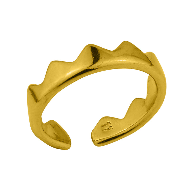 Δαχτυλίδι Από Ορείχαλκο Επιχρυσωμένο 24Κ KPF38682
