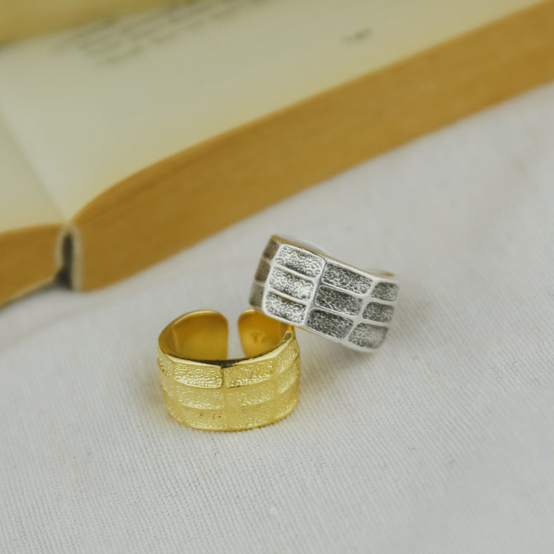 Δαχτυλίδι Από Ορείχαλκο Επαργυρωμένο KPF38749