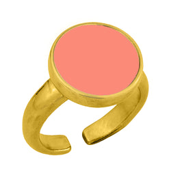 Δαχτυλίδι Από Ορείχαλκο Επιχρυσωμένο 24Κ KPF38769