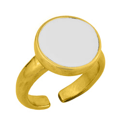 Δαχτυλίδι Από Ορείχαλκο Επιχρυσωμένο 24Κ KPF38778