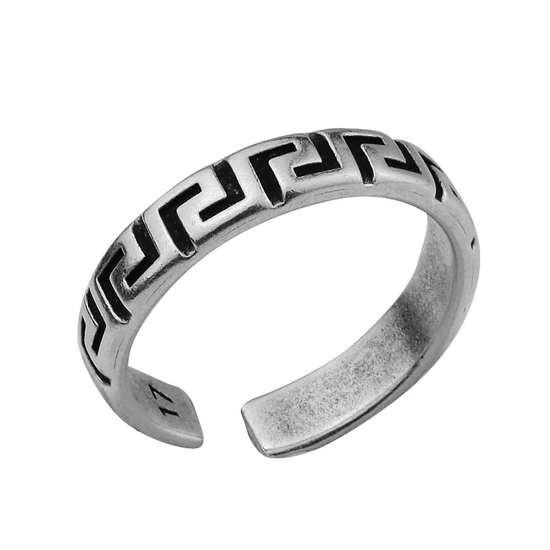Δαχτυλίδι Από Ορείχαλκο Επαργυρωμένο Μαίανδροι KPF38793