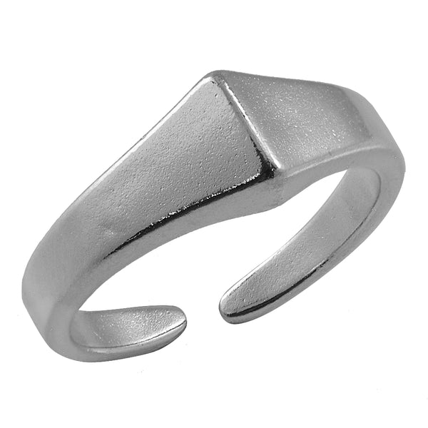 Δαχτυλίδι Από Ορείχαλκο Επαργυρωμένο KPF39928 - Kosmimatakia