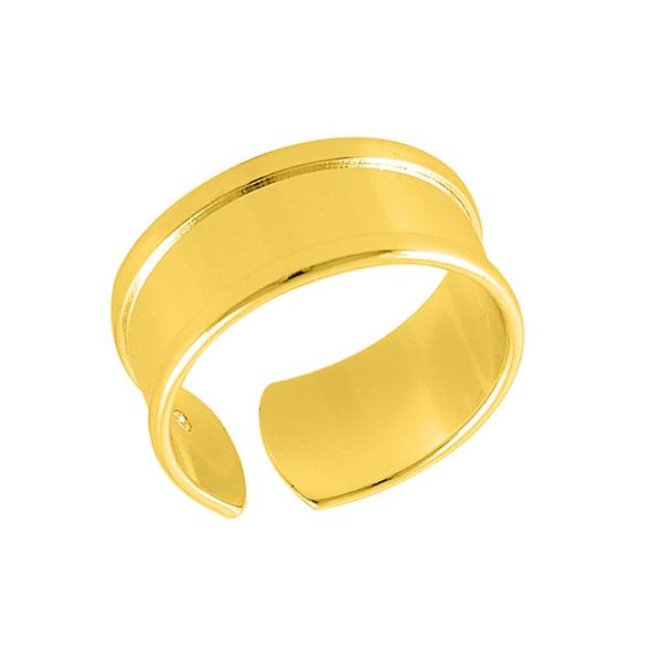 Δαχτυλίδι Από Ορείχαλκο Επιχρυσωμένο KNI39971 - Kosmimatakia