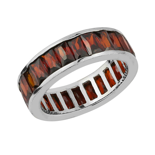 Δαχτυλίδι απο Ασήμι 925 Με Κρύστραλλα Swarovski Ruby KSW304
